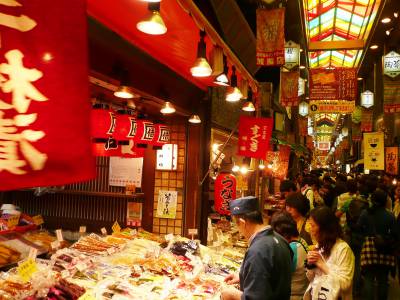 京都一人旅①錦市場～京都の台所で食べ歩き！１