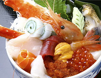 札幌海鮮丼ランキング⑦まさに大漁の大盛り海鮮丼「大漁寿し　若駒」