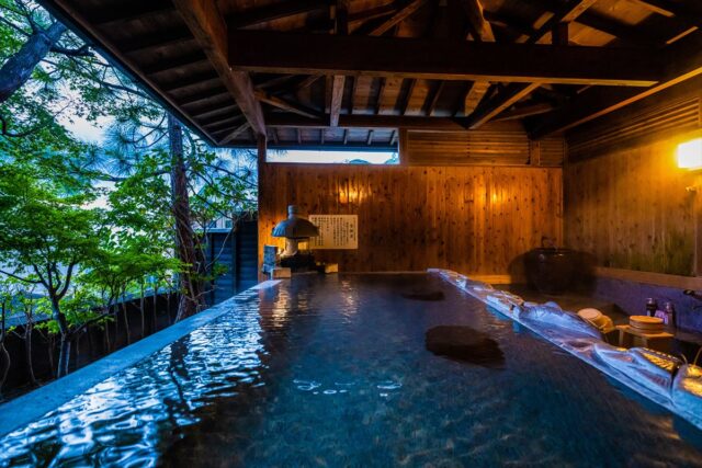 別府家族風呂ランキング④鎌倉から続く観海寺温泉の湯！旅亭 松葉屋