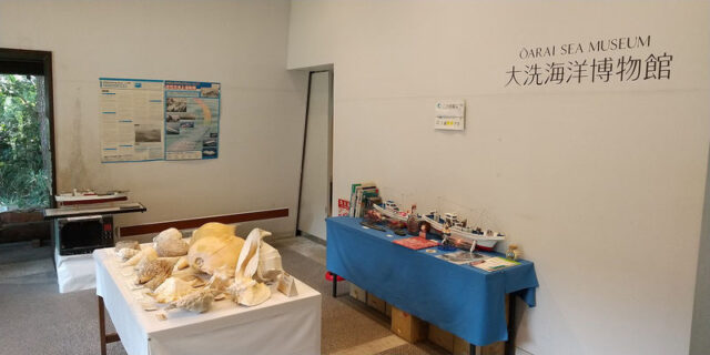 大洗磯先神社の敷地内にある博物館「大洗海洋博物館」