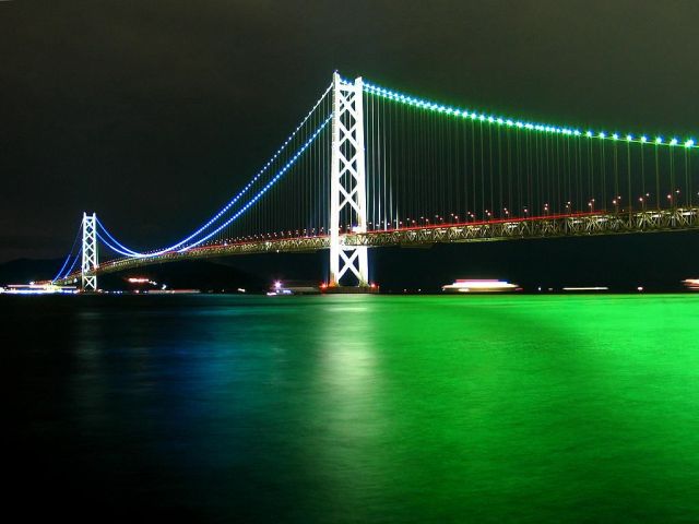神戸夜景スポットランキング⑦大阪港から明石海峡大橋まで“須磨浦山上遊園”