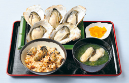 松島牡蠣料理ランキング②さかな市場で牡蠣！焼がきハウス