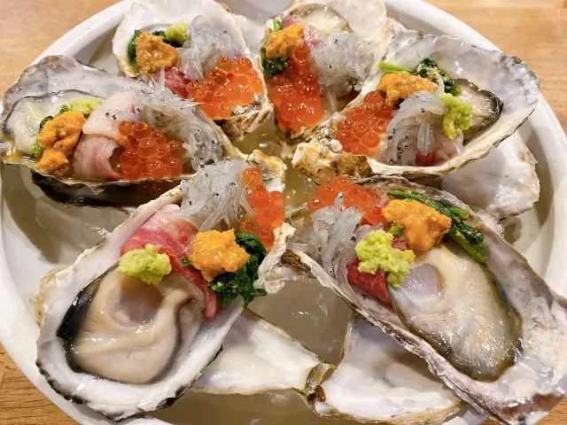 広島県広島市の牡蠣料理ランキング⑧牡蠣とお肉を同時に食べる！かきと水晶焼き 空 くう